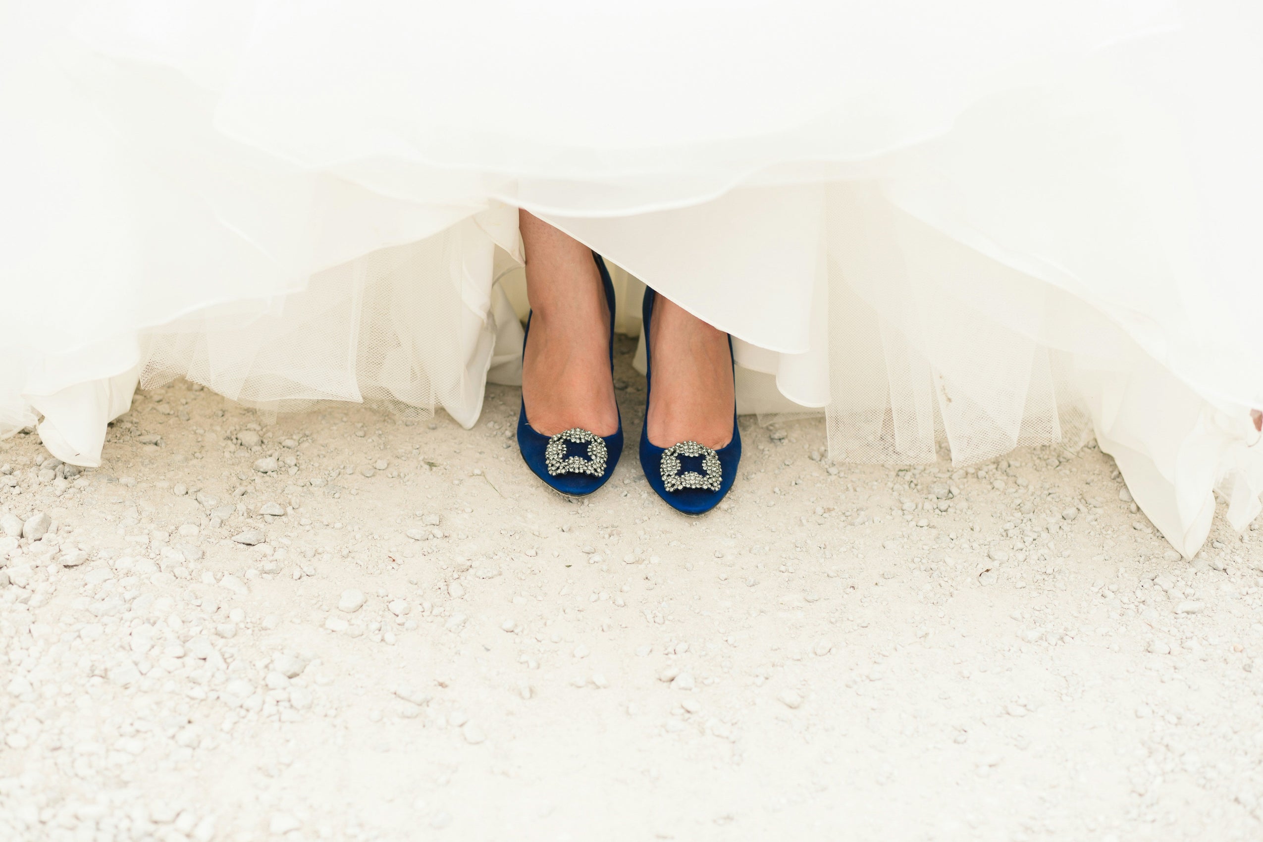 Walking Down the Aisle in Something Blue