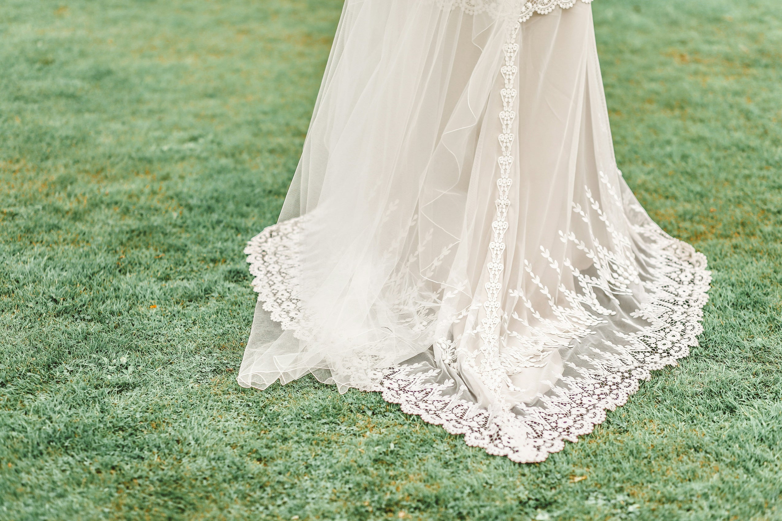 How to Match Your Shoes with a Non-White Wedding Dress