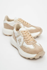 Nolton - Beige-White Sneaker (Women)