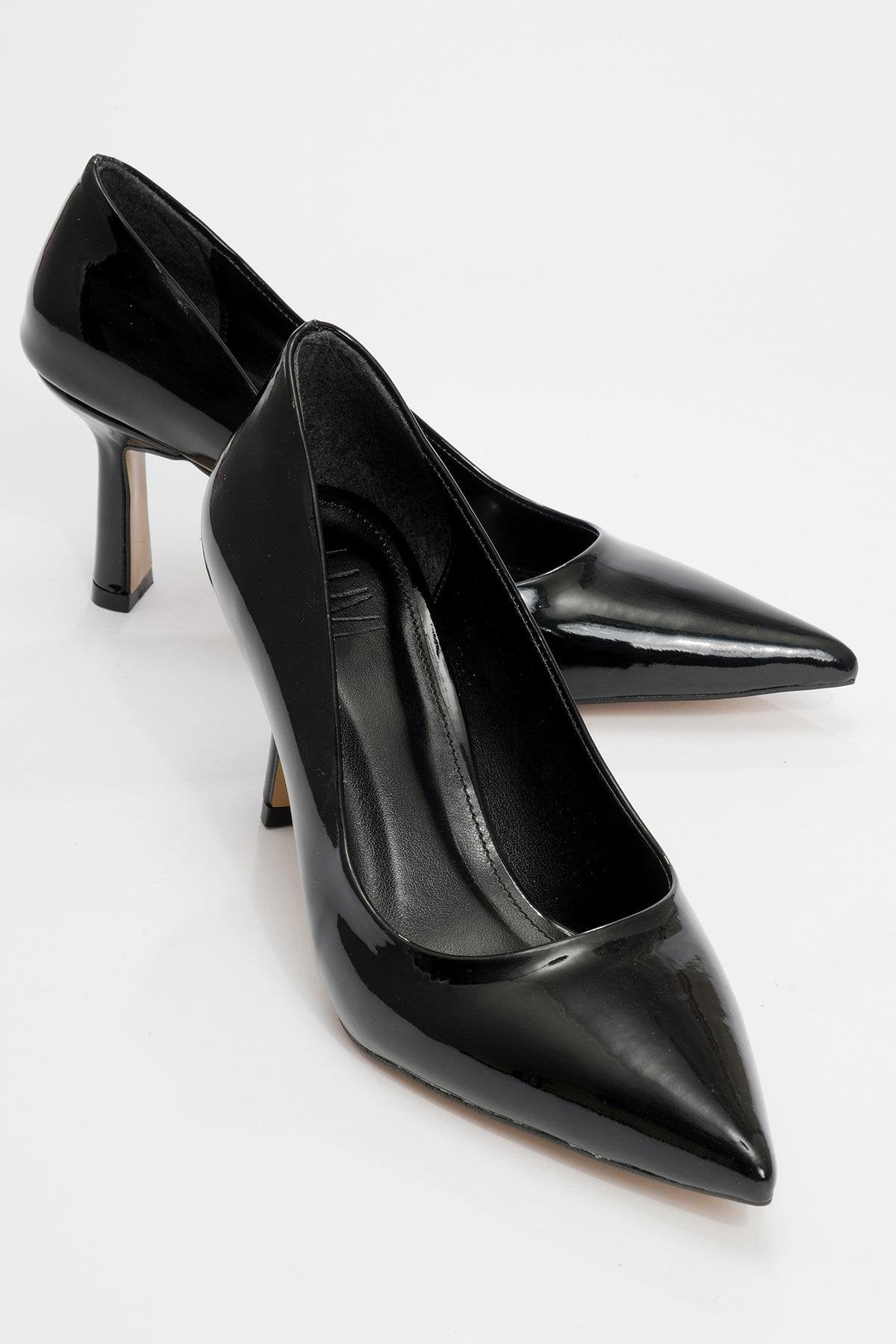 Calse - Black Patent Heeled Shoe (Women)