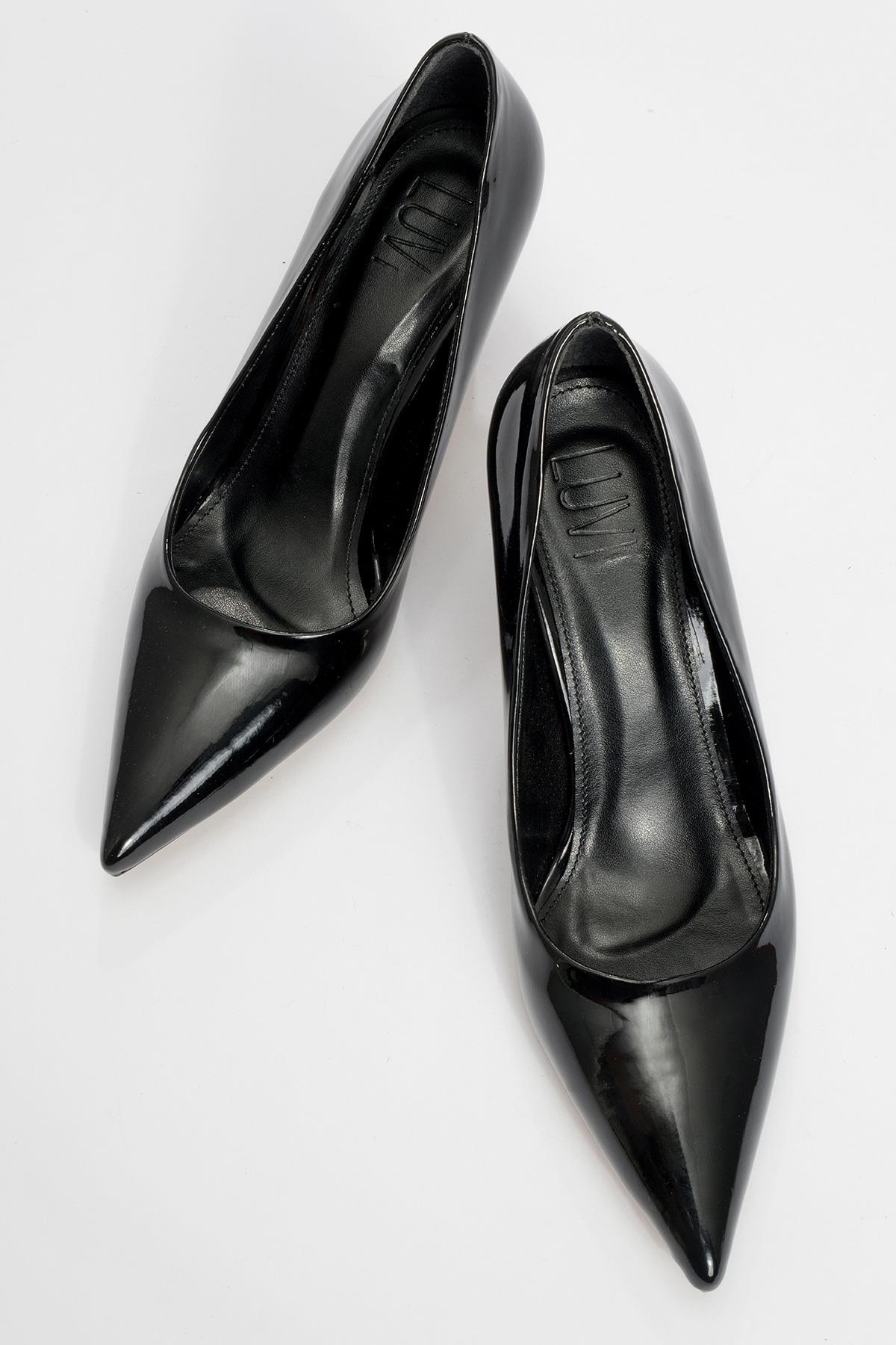 Calse - Black Patent Heeled Shoe (Women)