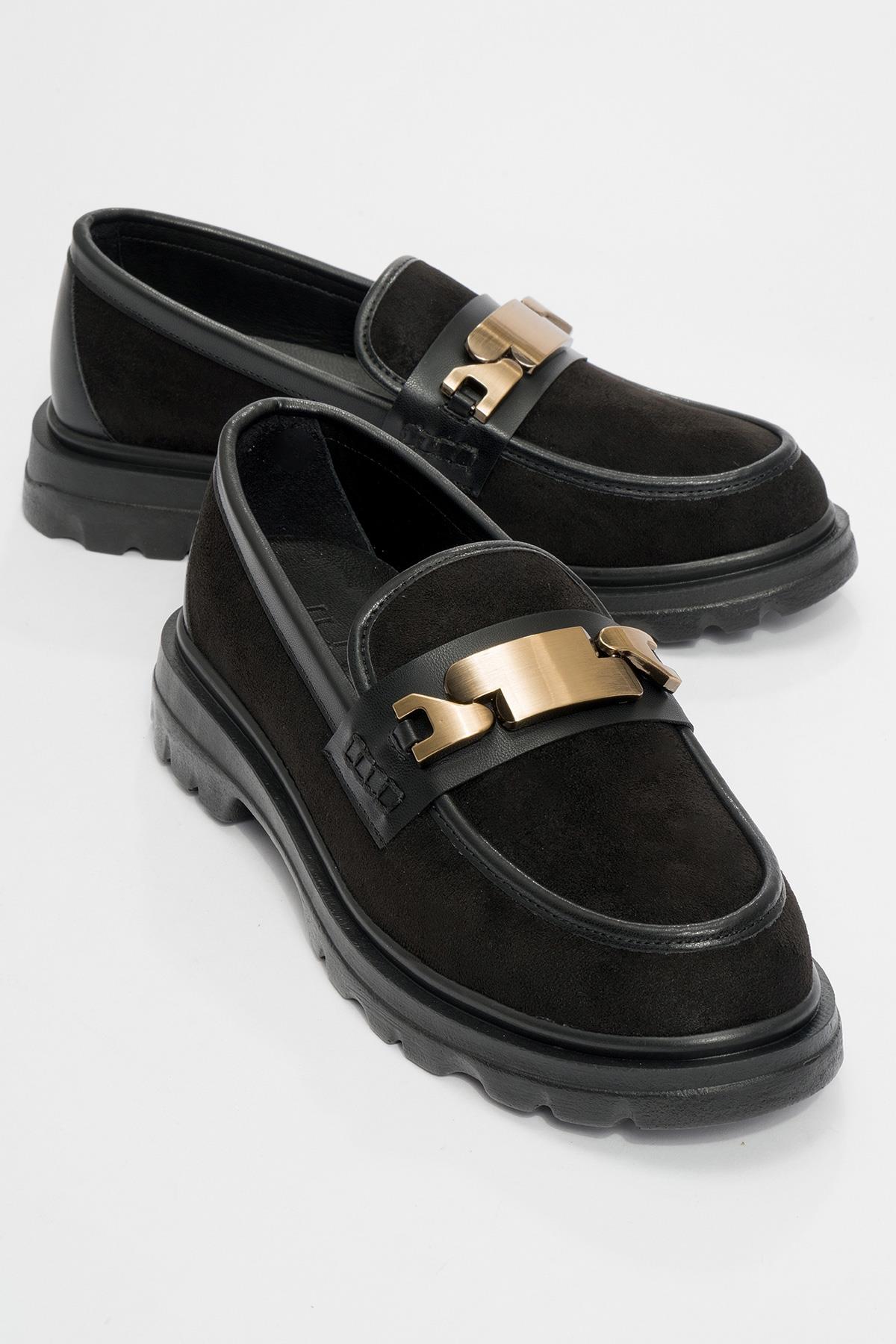 Pray - Black Buckle Loafer (Women)