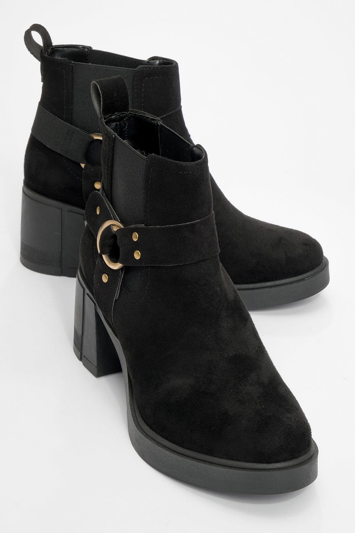Felin - Black Block Heel Ankle Boot (Women)