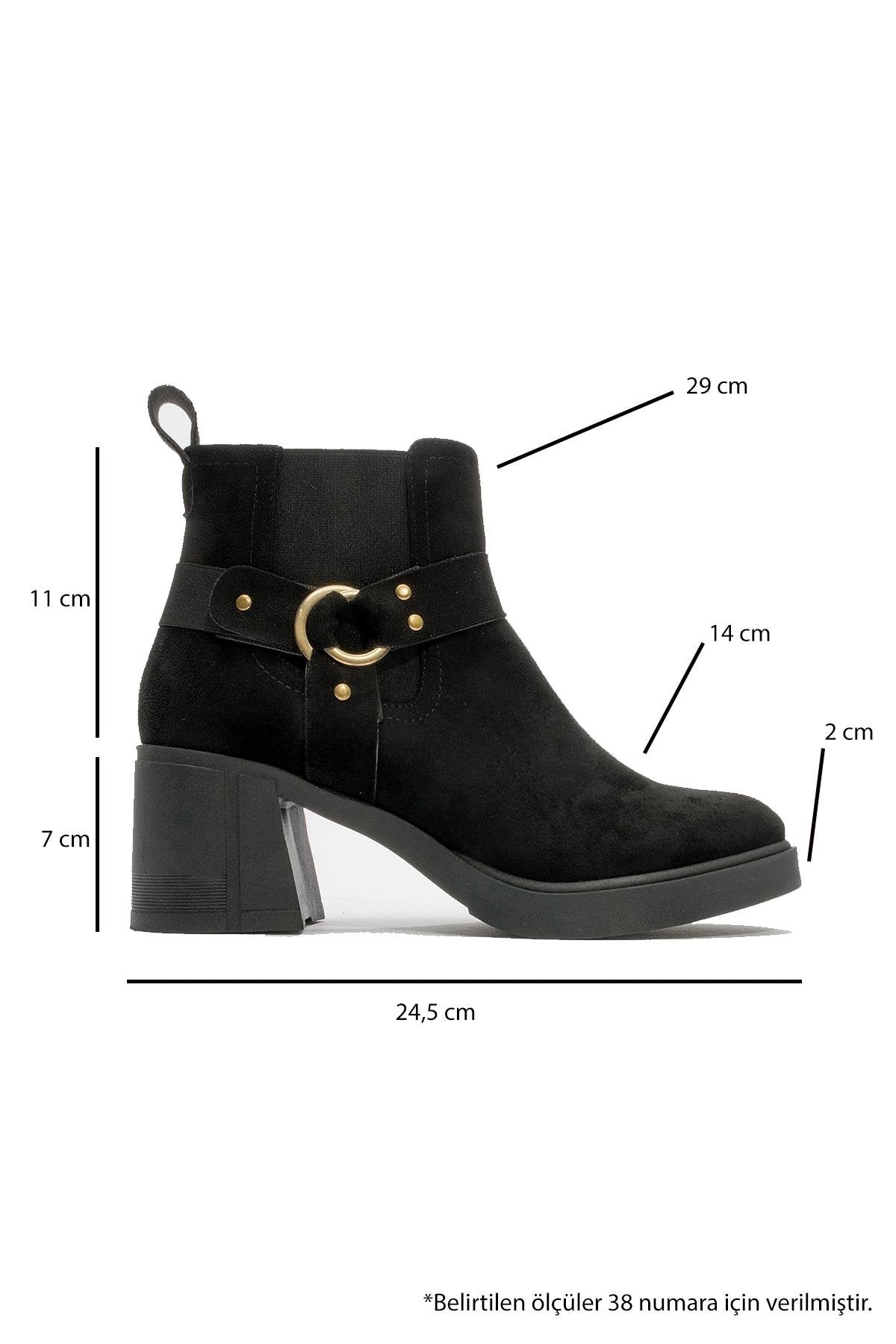 Felin - Black Block Heel Ankle Boot (Women)