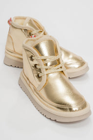 Mingo - Gold Lace-Up Sport Boot (Women)