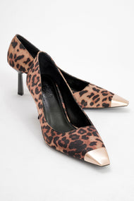 Moanda - Black/Yellow Patterned Stiletto Pump (Women)
