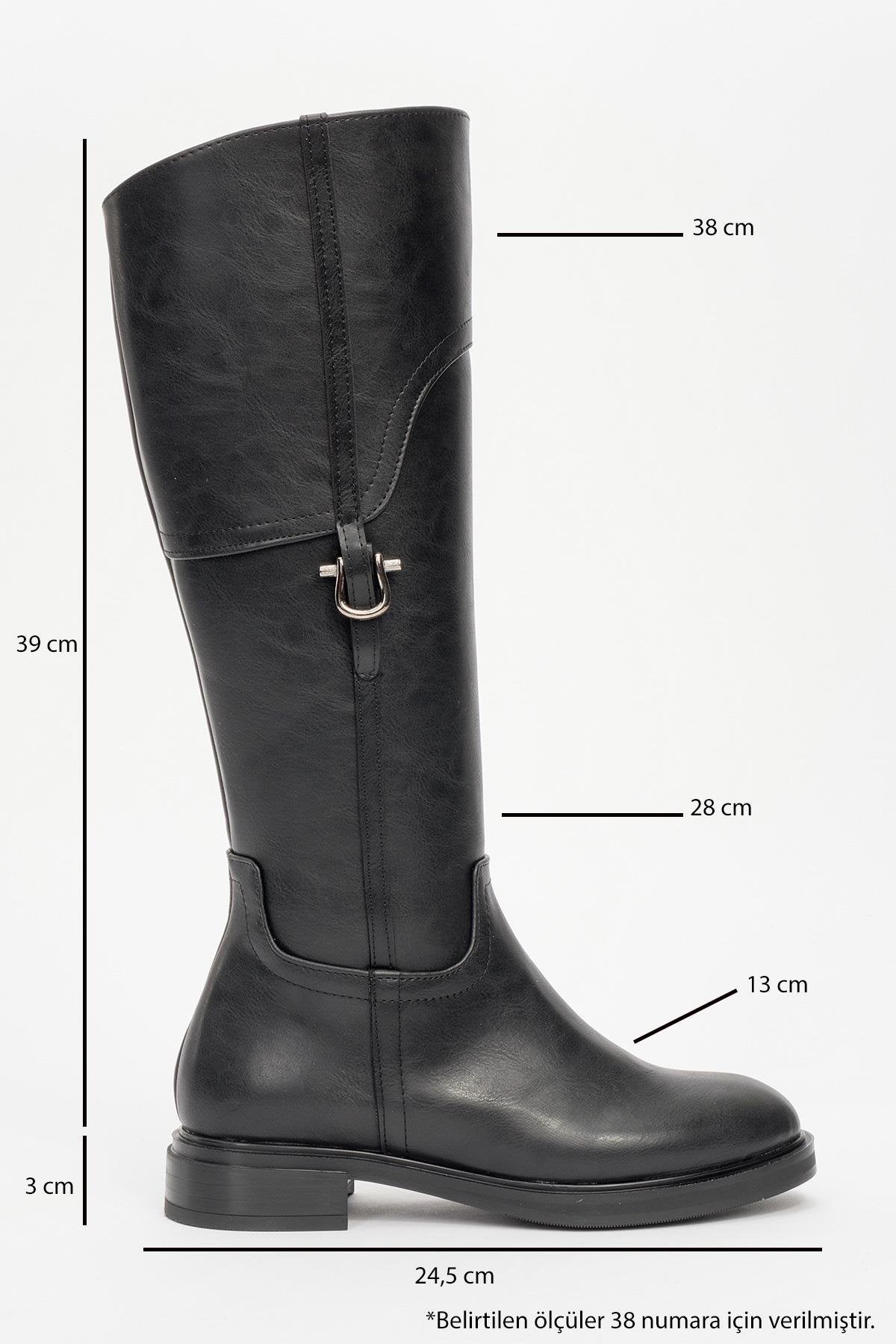 Michel - Black Riding Boot (Women)