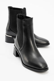 Neiva Black Leather Chelsea Boot (Women)