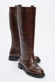Alaska Brown Pattern Western Boot (Women)