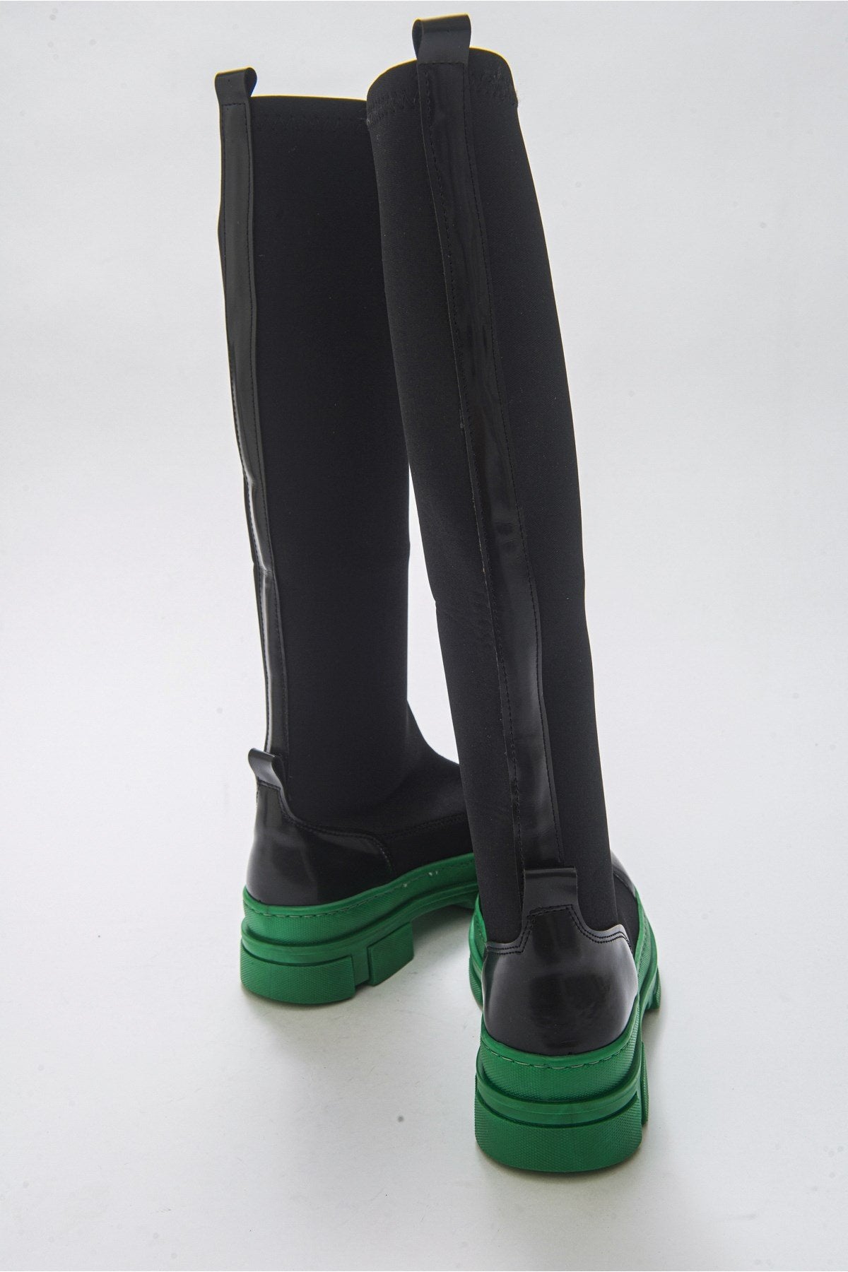 Bella Black & Green Scuba Boot (Women)