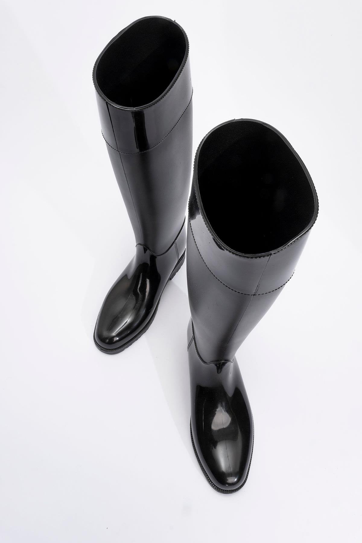 Marge - Black Rain Boot (Women)