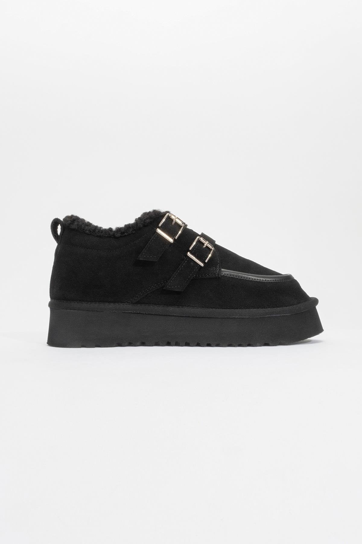 Assos - Black Suede Short Ankle Boot (Women)