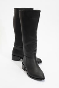 Svetlo - Black Back-Zip Knee-High Boot (Women)