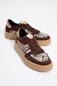 Montero - Brown Patterned Sneaker (Women)