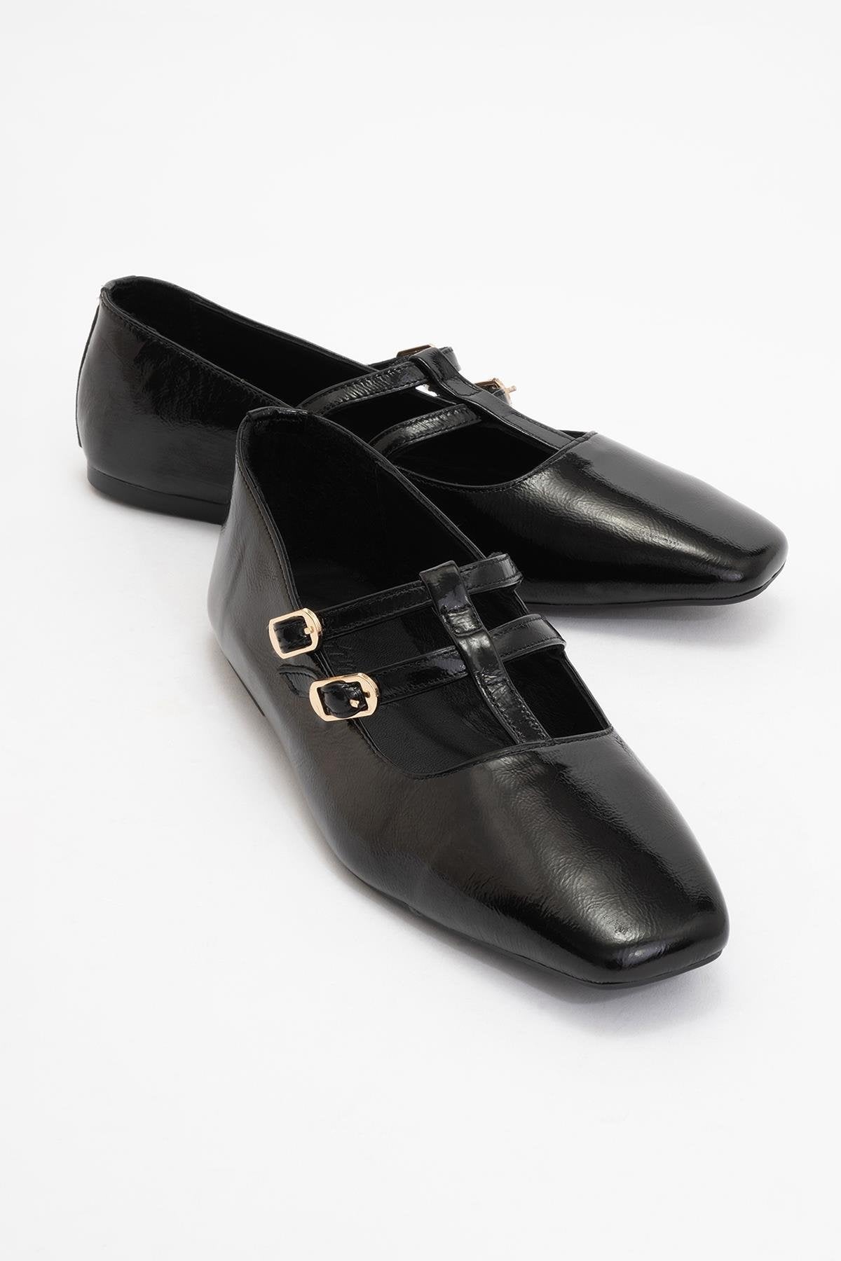 Starling - Black Patent Leather Mary Jane Flats (Women)