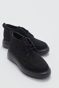 Valve - Black Suede Boot (Women)