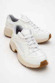 Bambi - White Printed Mesh Sneaker (Women)