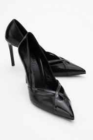 Ruby - Black Stiletto Heel (Women)