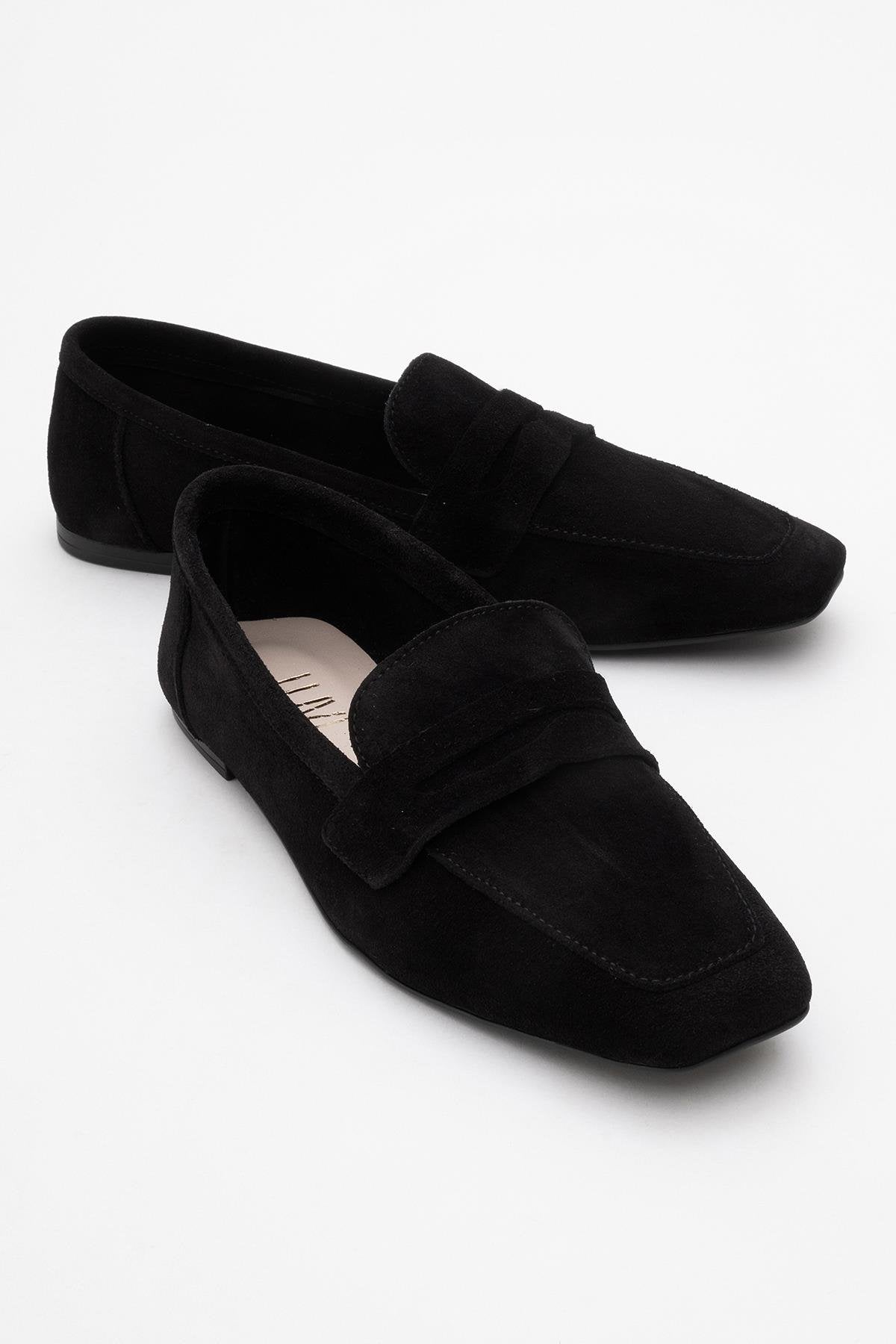 Morne - Black Suede Leather Loafers