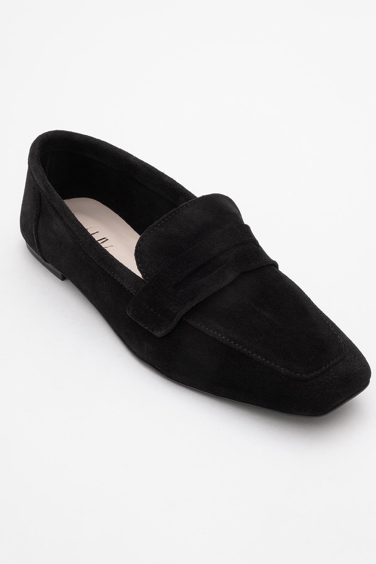 Morne - Black Suede Leather Loafers