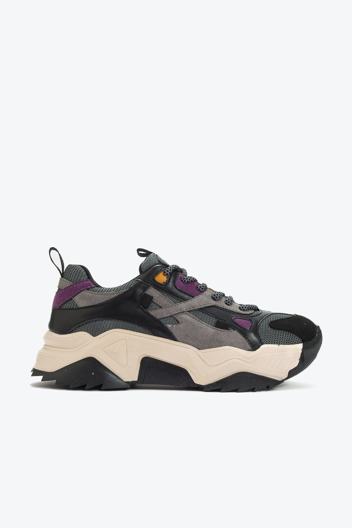 Loretta - Black-Purple Multi Sneaker (Women)