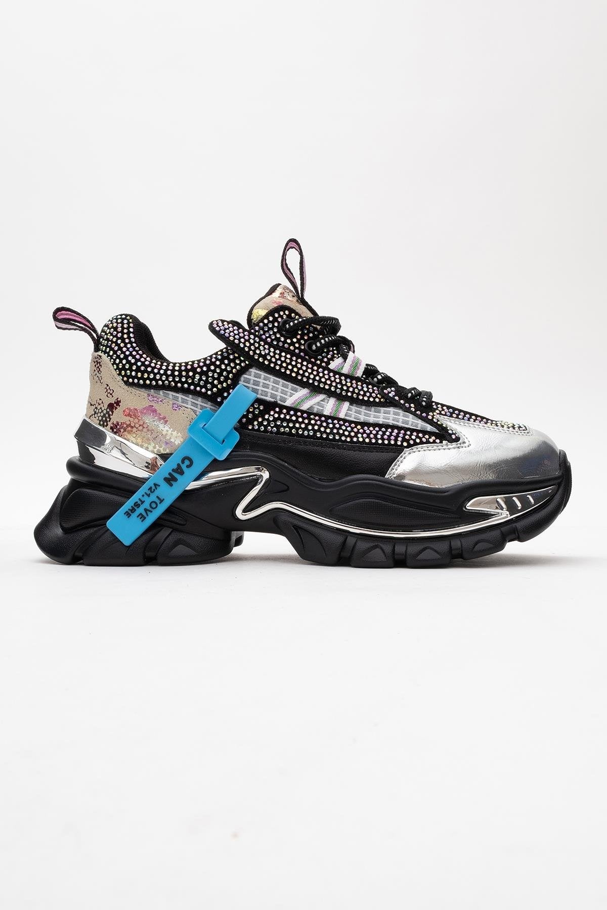 Noi - Black Silver Sneaker (Women)