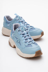 Bambi - Blue Printed Mesh Sneaker (Women)