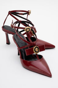 Peal - Burgundy Patent Heeled Shoe (Women)