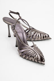 Leaf - Platinum Mirror High Heel Pump (Women)
