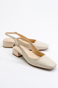State - Beige Heeled Shoe (Women)