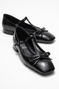 Lorena - Black Ballet Flat (Women)