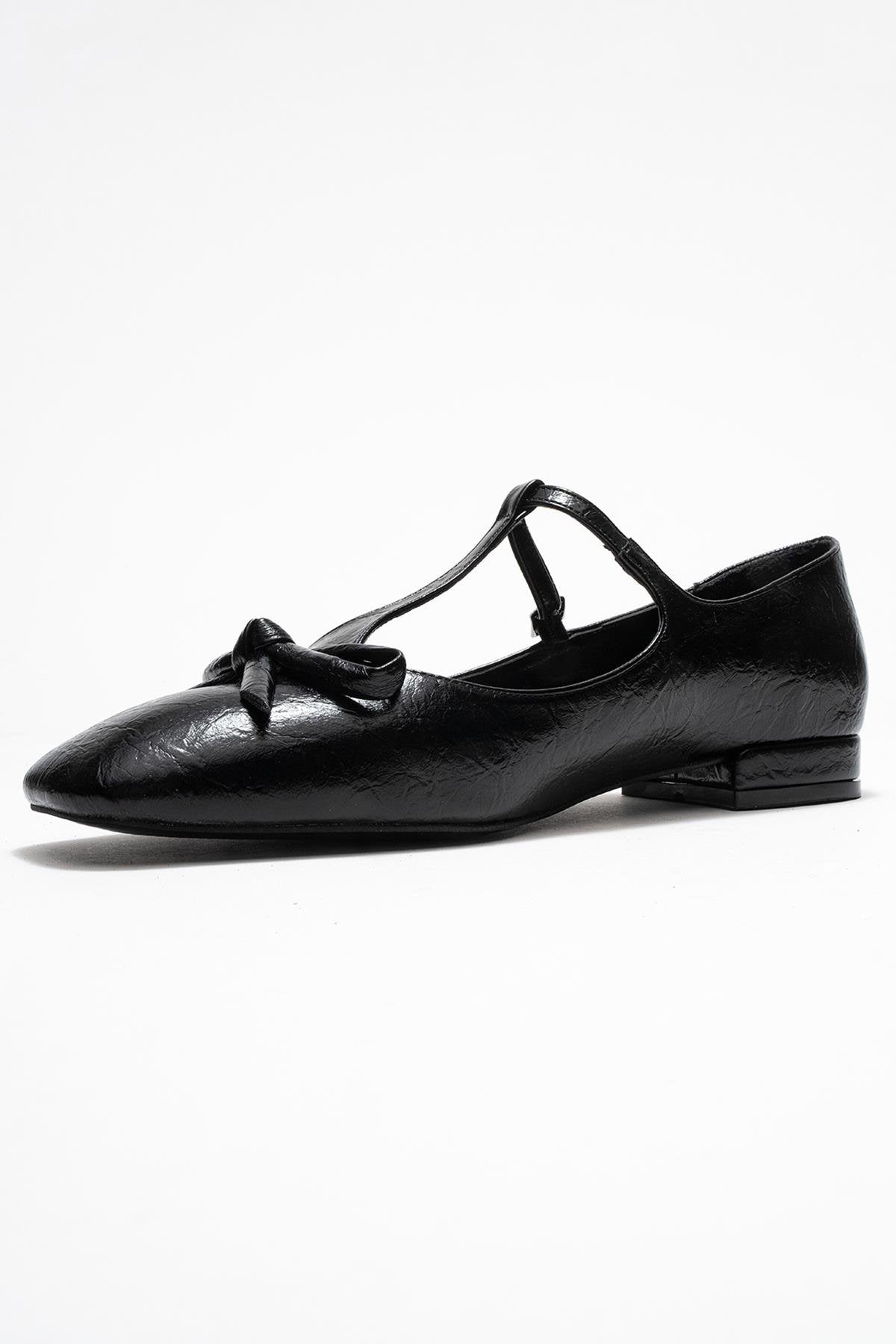 Lorena - Black Ballet Flat (Women)