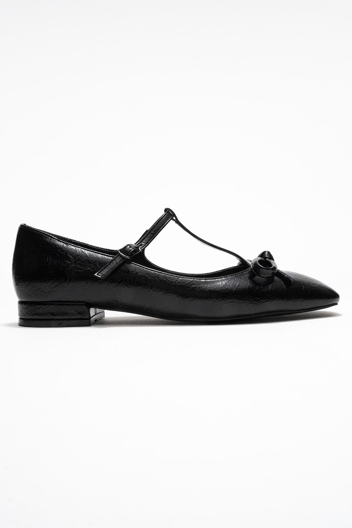 Lorena - Black Ballet Flat (Women)
