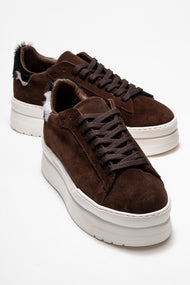 Anabel - Taupe Genuine Leather Casual Sneaker (Women)