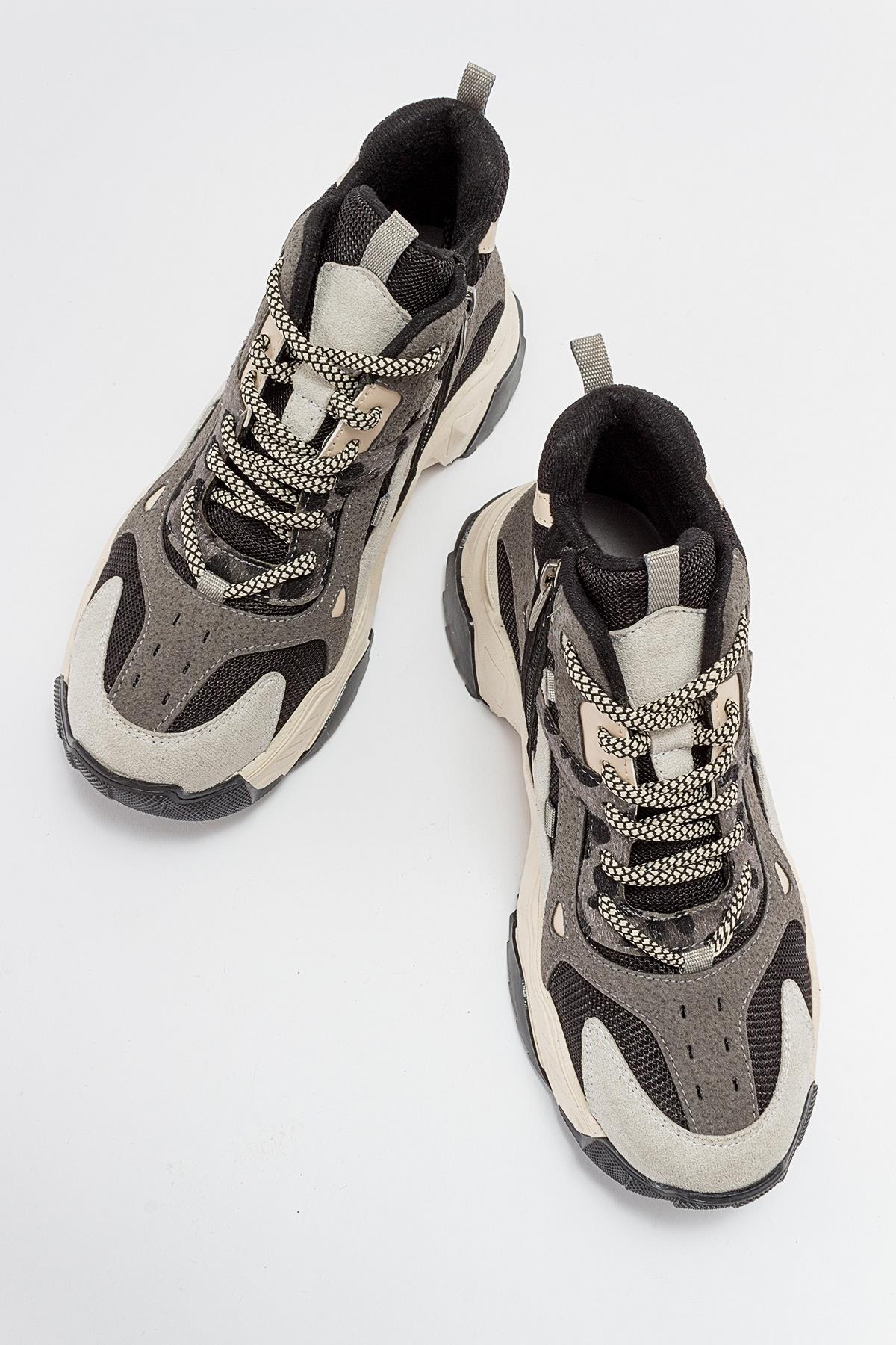 Lowel Ice Black Sneaker Boot (Women)