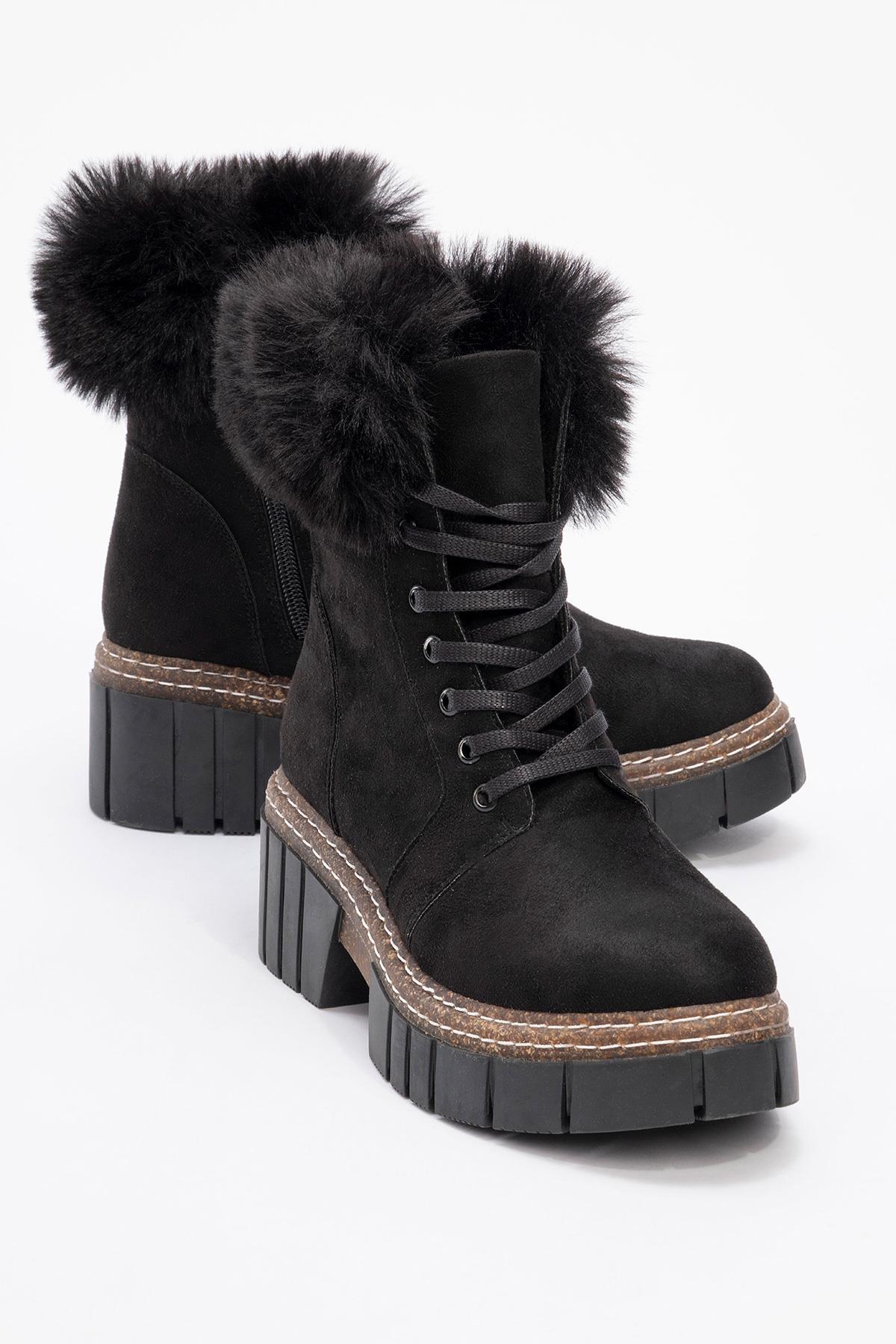 Jayla - Black Suede Boot (Women)