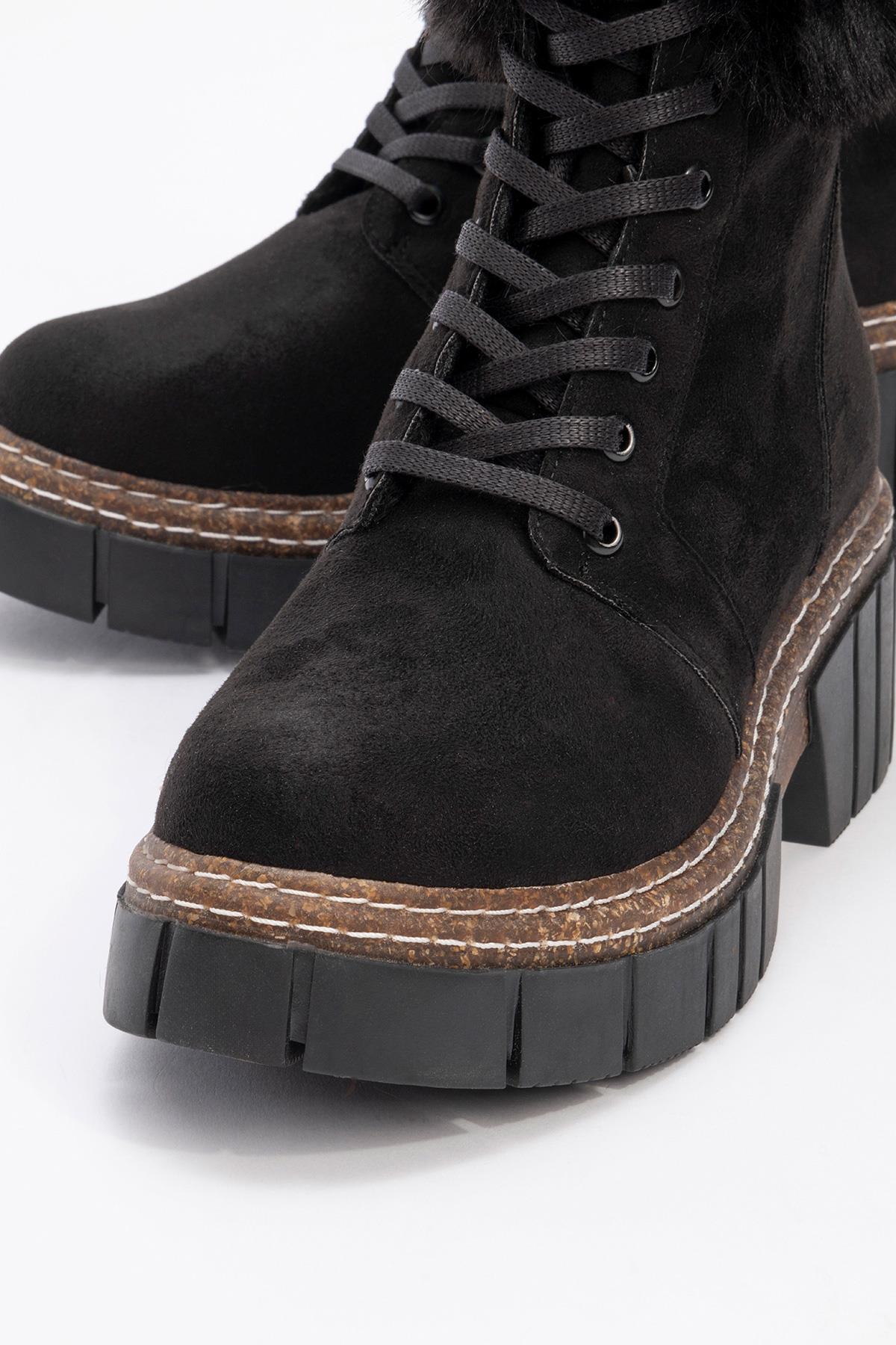 Jayla - Black Suede Boot (Women)