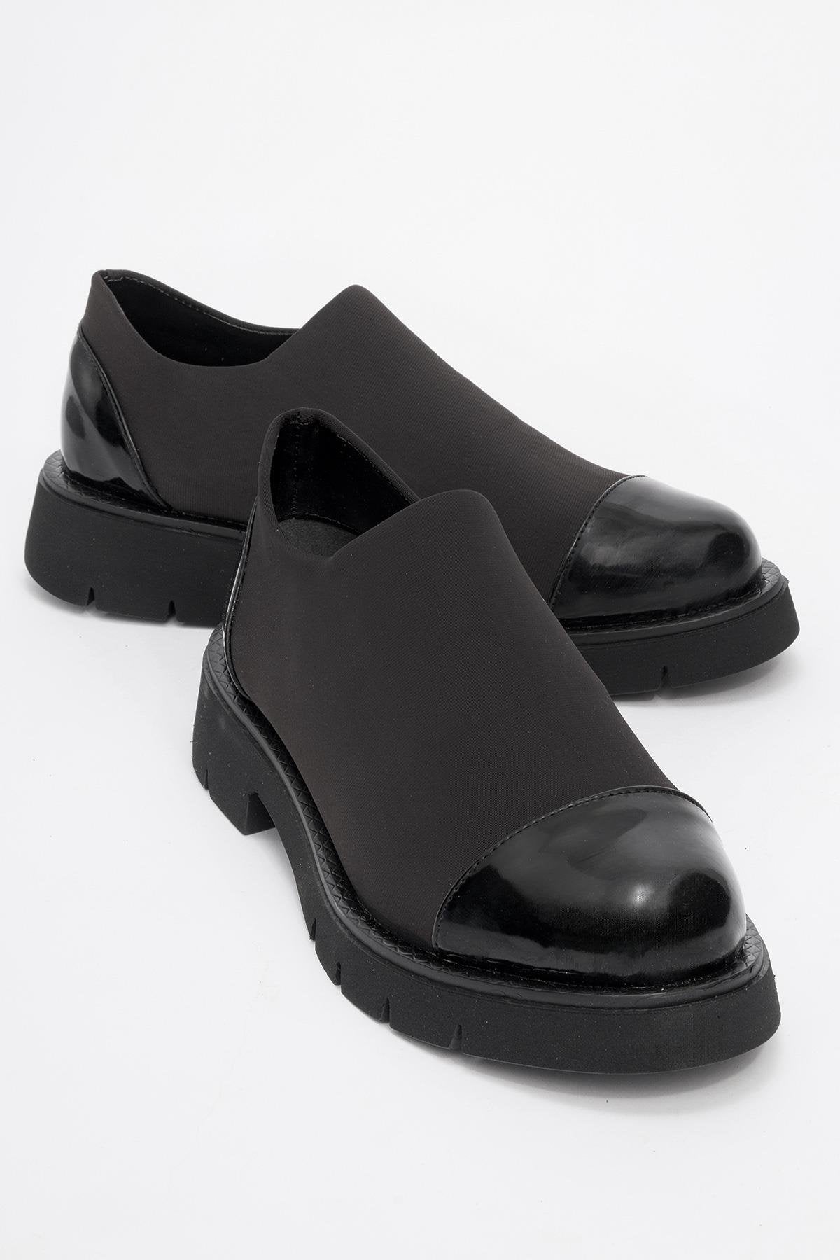 Panola - Black Patent Scuba Everyday Shoe (Women)