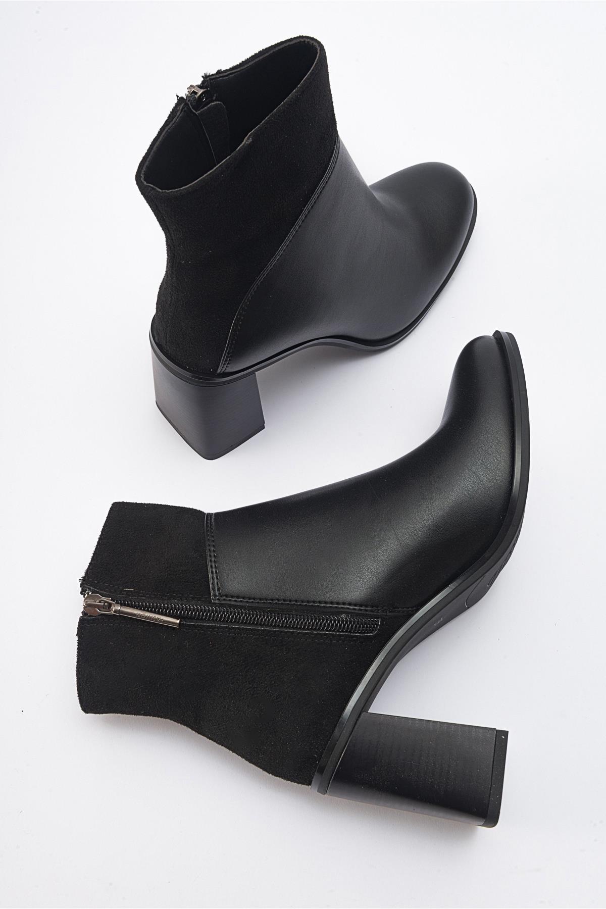 Ropa - Black Heeled Boot (Women)