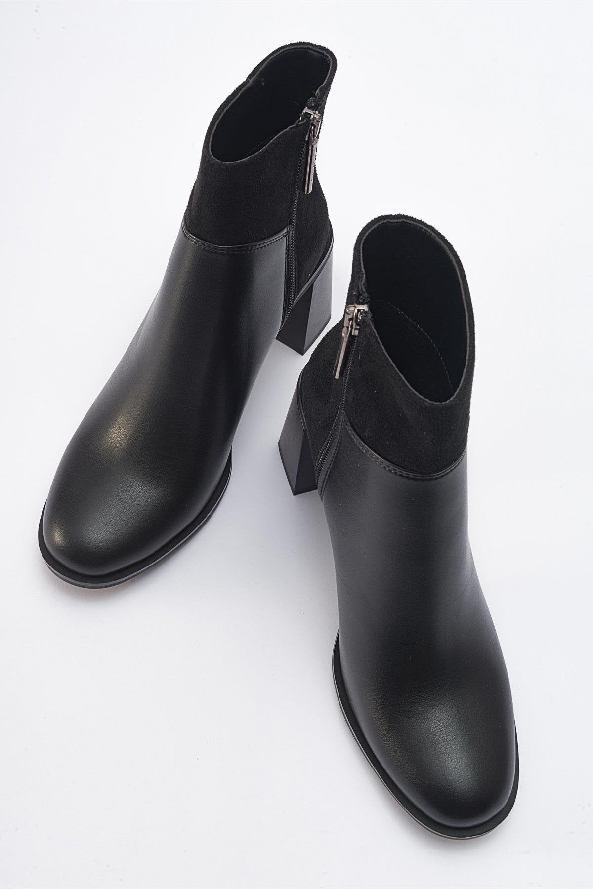 Ropa - Black Heeled Boot (Women)