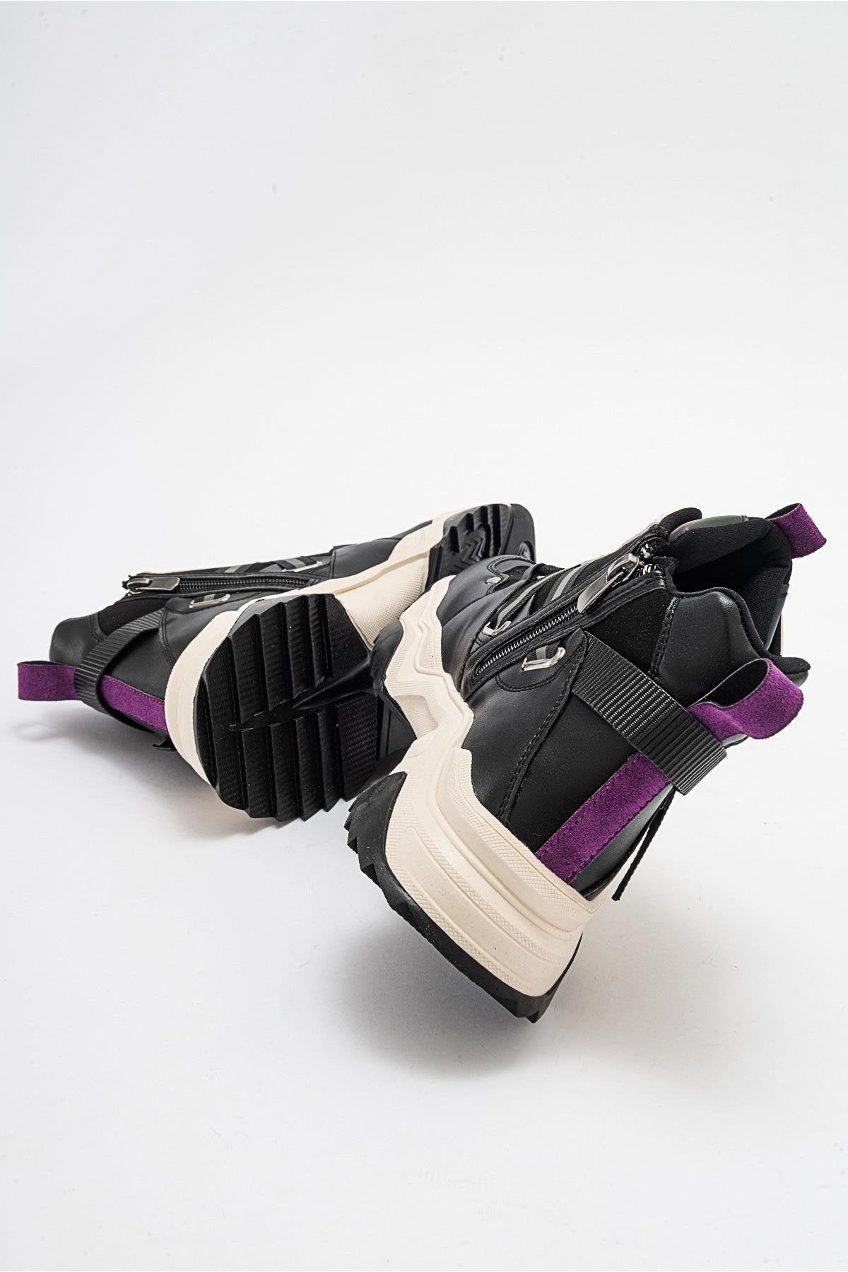 Seraphine - Black Purple Sport Boot (Women)