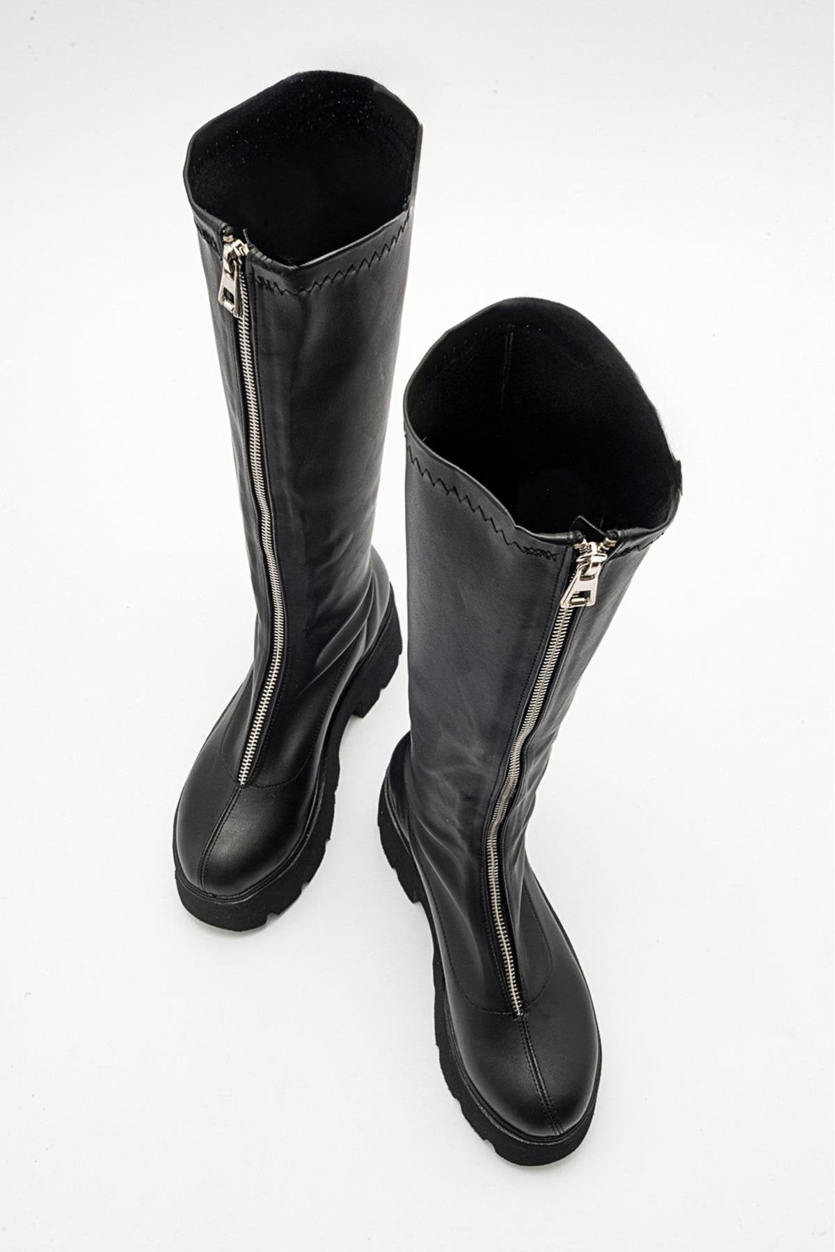 Amaronte - Black Stretch Thick Sole Boot (Women)