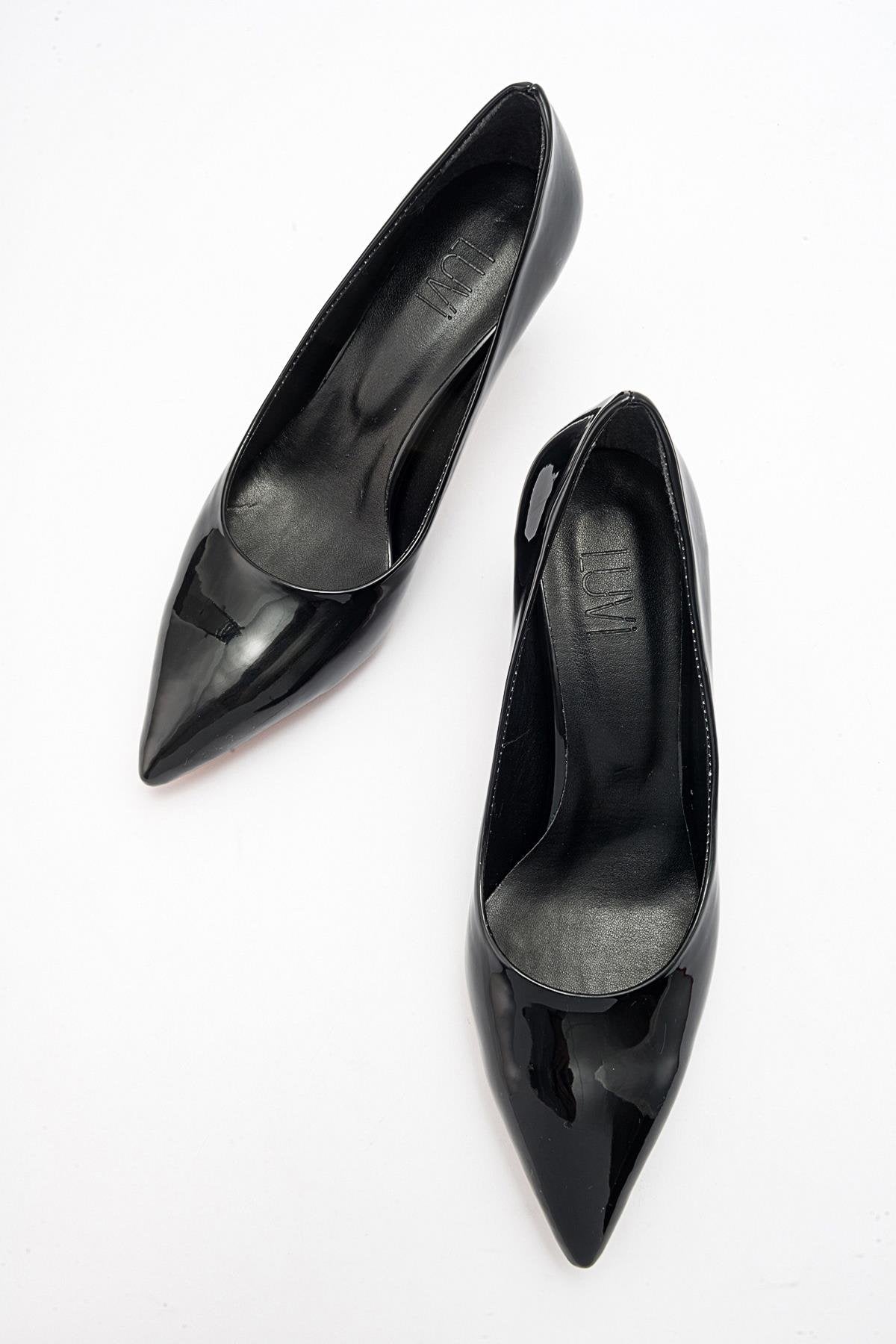 Pedra - Black Heeled Shoe (Women)