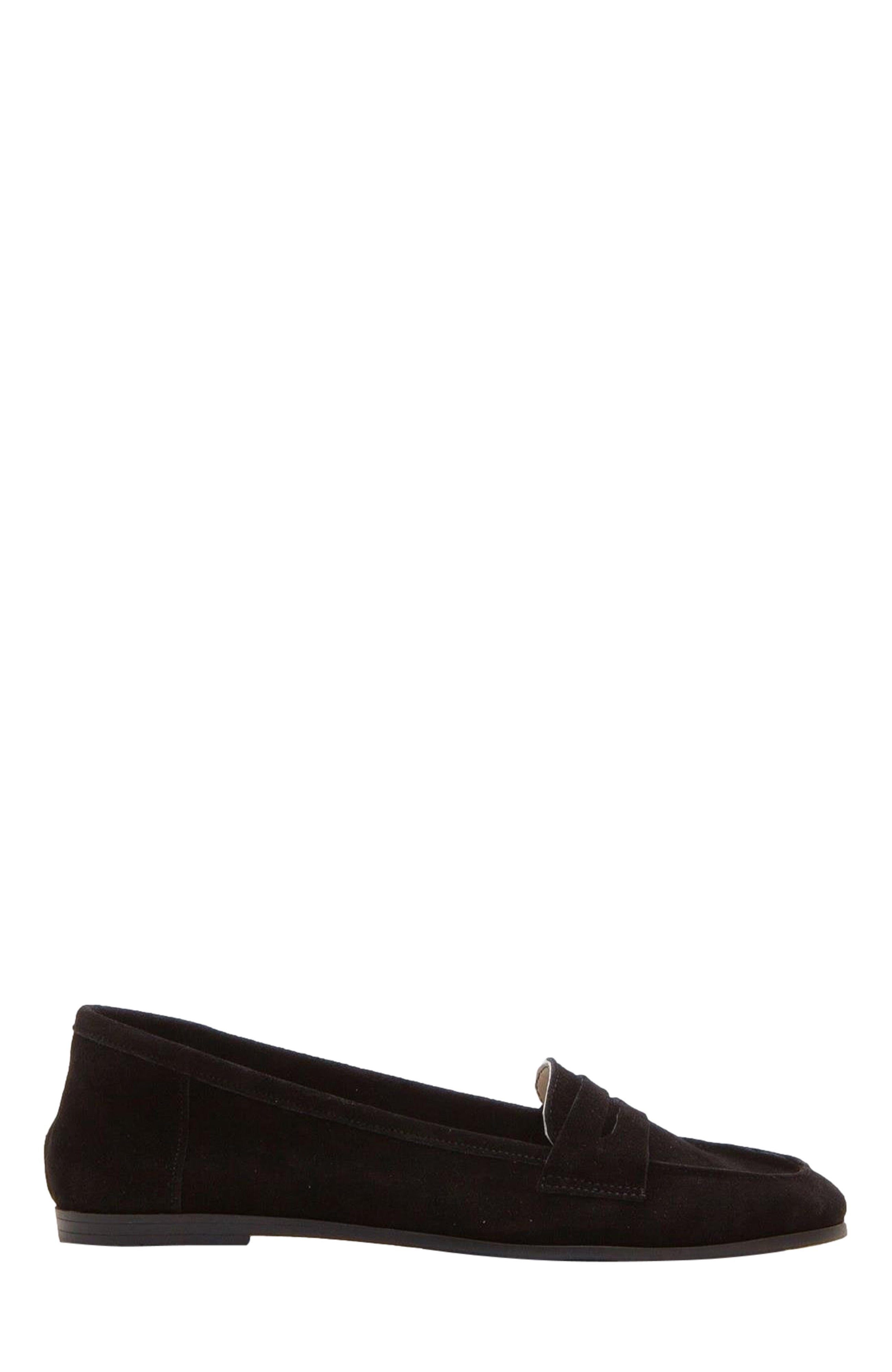Dorothy - Black Suede Leather Loafers