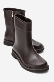 Lucano - Brown Genuine Leather Ankle Boot (Women)