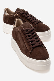 Nera - Brown Genuine Leather Casual Sneaker (Women)