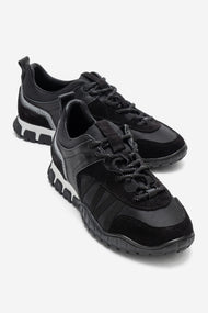 FIERA - Black Genuine Leather Sneaker (Women)