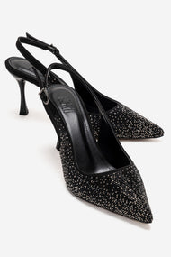 Johanna - Black Stiletto Pump (Women)