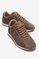 UNICA - Taupe Genuine Leather Sneaker (Women)