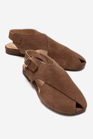 Monaro - Taupe Genuine Leather Sandal (Women)